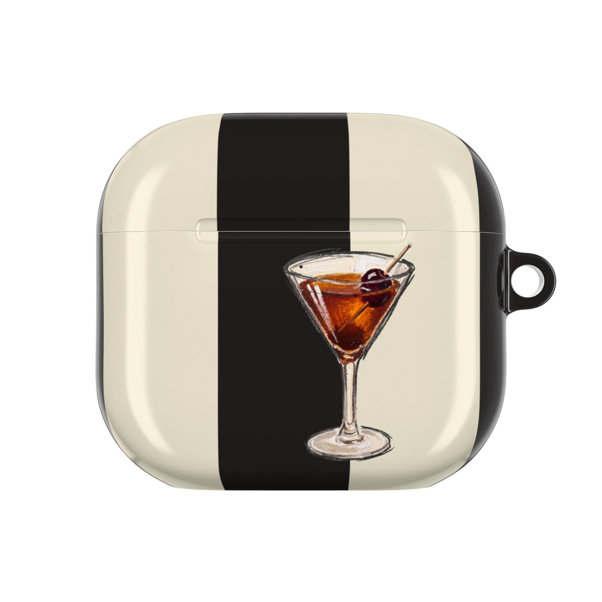 Manhattan Stripes AirPods Case front