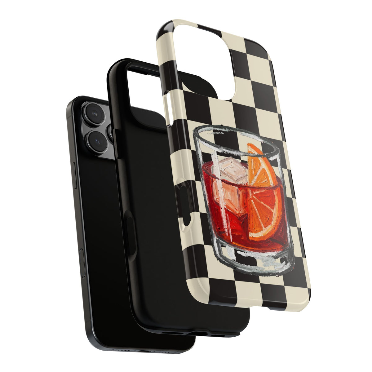 Negroni Checker Tough Case layers