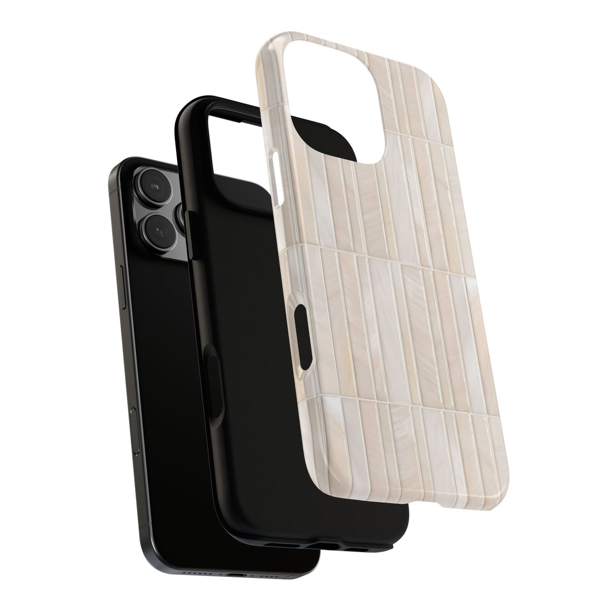 Pearl Tiles Tough Case layers