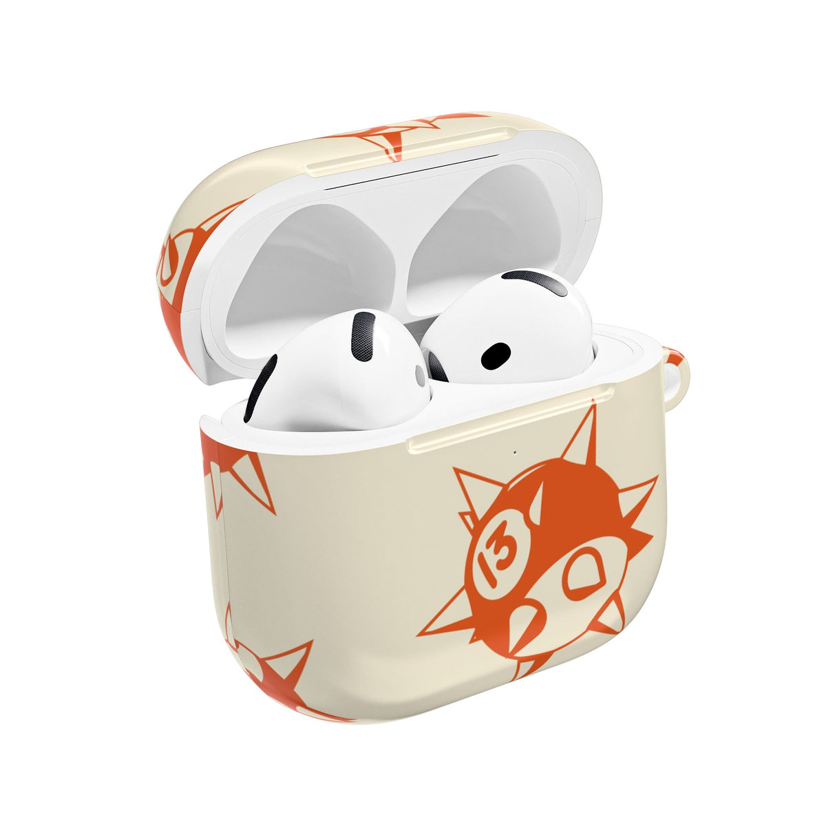 Spiky 13 Balls AirPods Case open