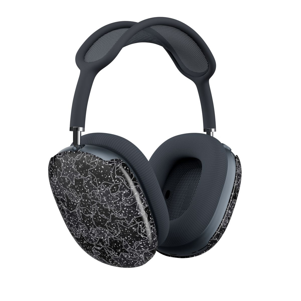 Star Stickers Black AirPods Max Case