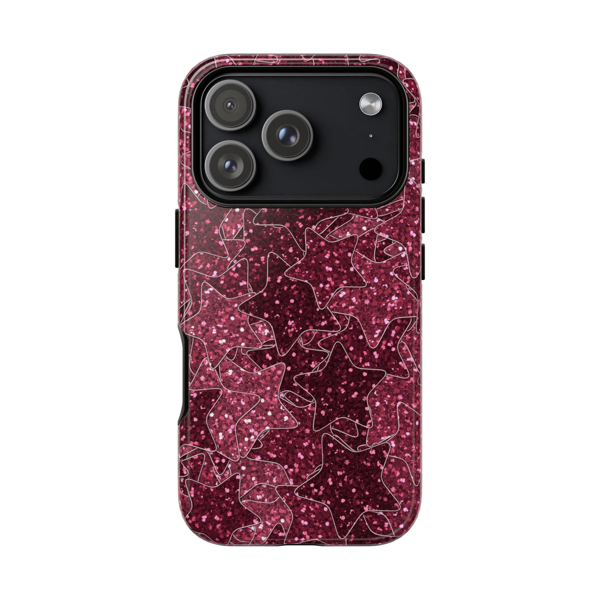 Star Stickers Burgundy Tough Case on iPhone 18 Pro