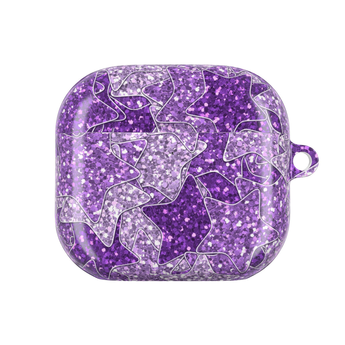 Star Stickers Lavender AirPods Case front