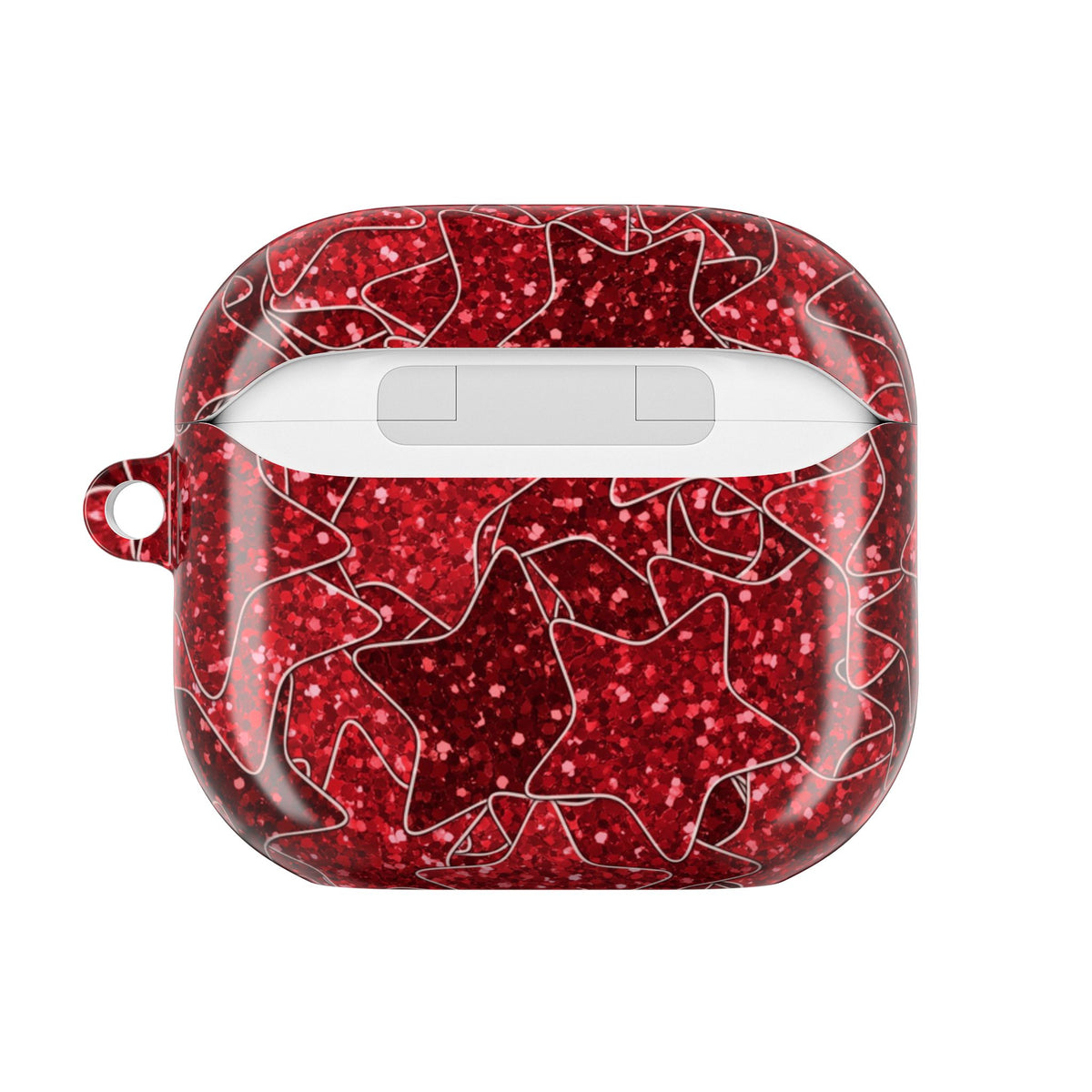 Star Stickers Red AirPods Case back