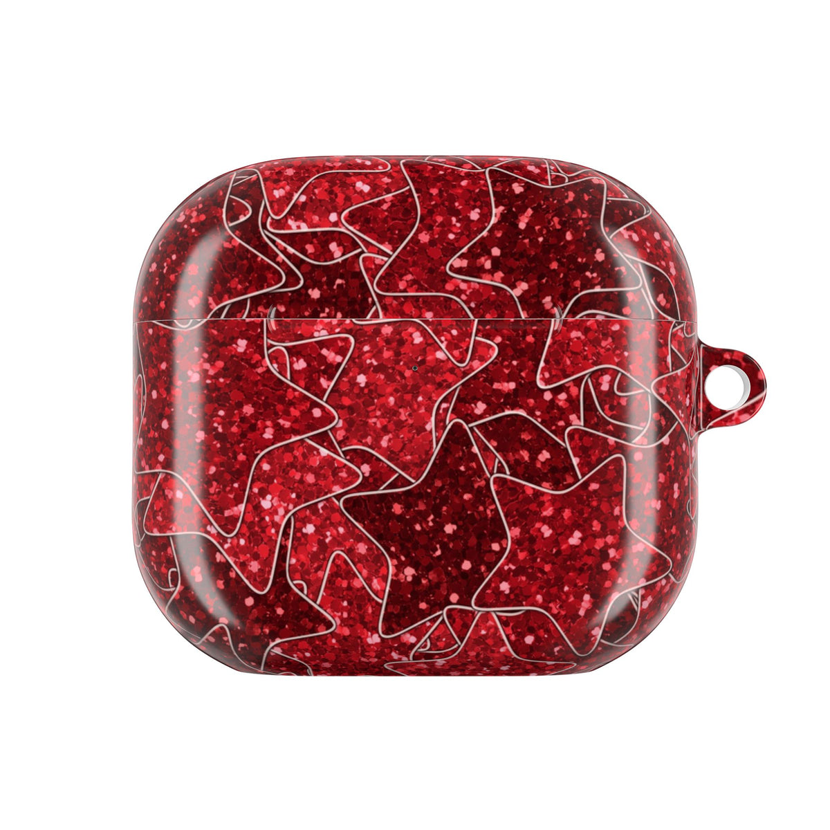Star Stickers Red AirPods Case front