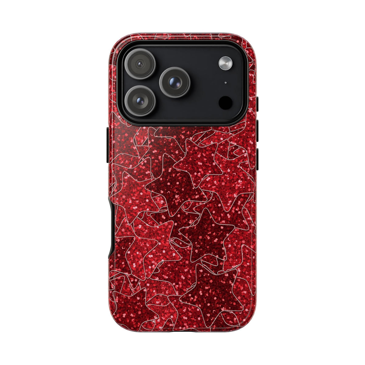 Star Stickers Red Tough Case on iPhone 18 Pro