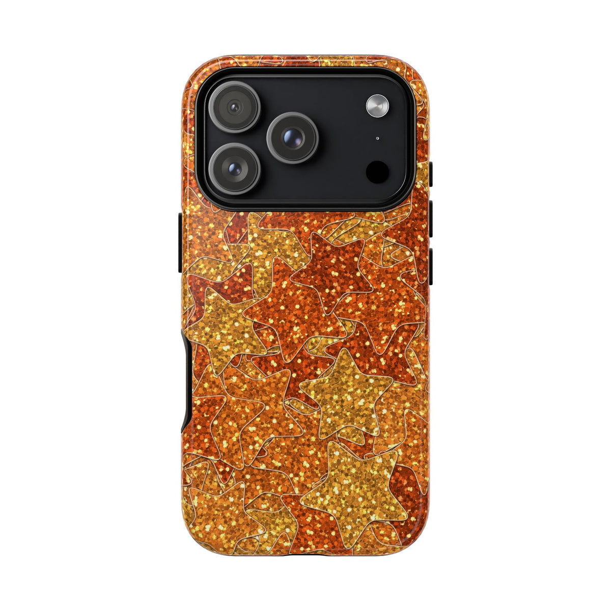 Star Stickers Orange Tough Case on iPhone 18 Pro