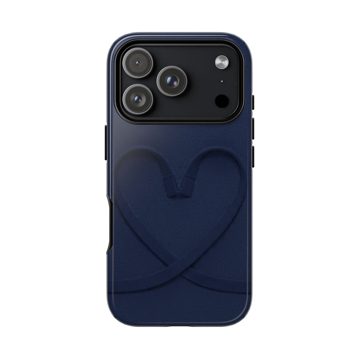 Sweatpants Heart Navy Tough Case on iPhone 18 Pro