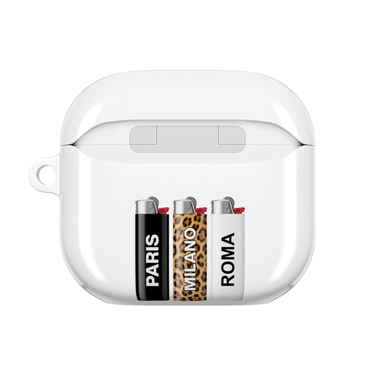 Three Lighters AirPods Case back