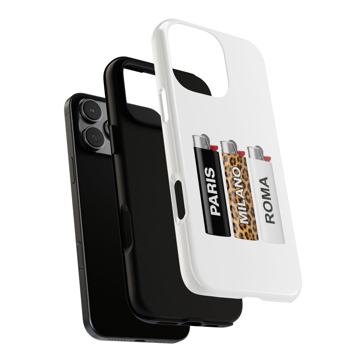 Three Lighters Tough Case layers