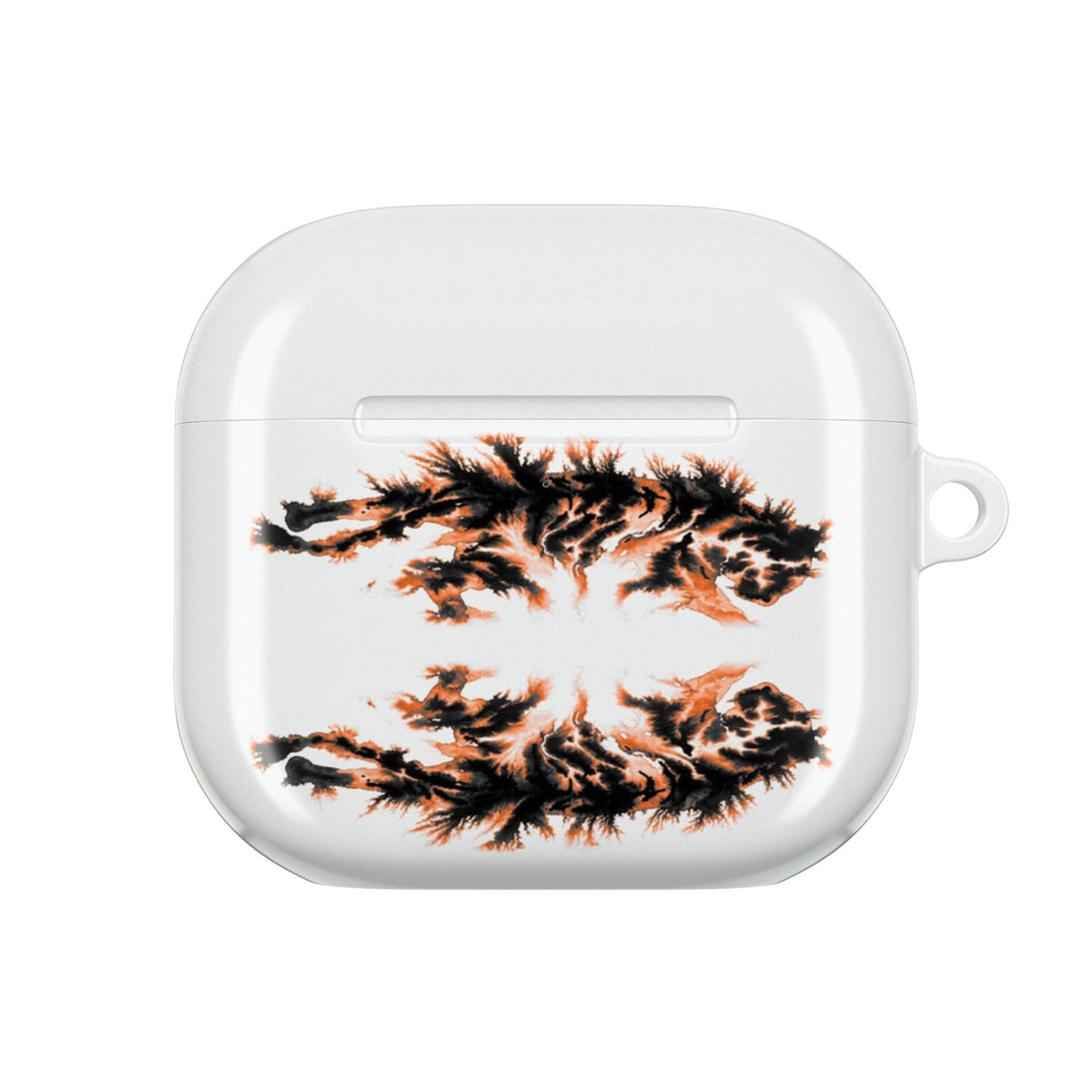 Watercolour Tigers Orange AirPods Case front